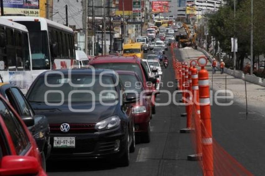 TRÁFICO VEHICULAR POR OBRAS METROBÚS