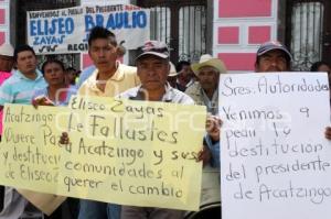 MANIFESTACIÓN ACATZINGO