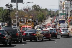 TRÁFICO VEHICULAR POR OBRAS METROBÚS