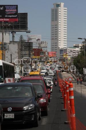 TRÁFICO VEHICULAR POR OBRAS METROBÚS