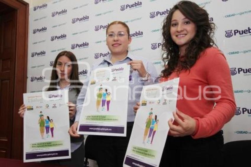 PRESENTAN CAMINATA POR LA SALUD