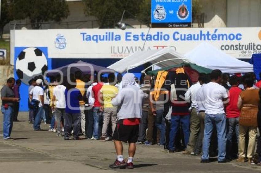 COMPRAN BOLETOS PARA EL PUEBLA CHIVAS