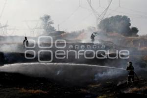 INCENDIO POR TOMA CLANDESTINA A DUCTO DE PEMEX