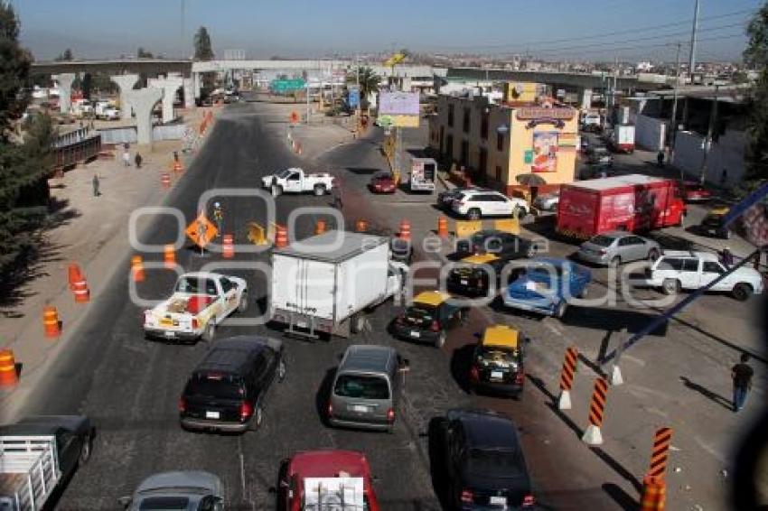 CAOS VIAL POR CIERRE EN AUTOPISTA POR OBRAS VIADUCTO