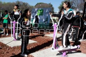 EDUARDO RIVERA INAUGURÓ GIMNASIO