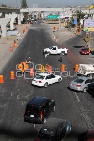 CAOS VIAL POR CIERRE EN AUTOPISTA POR OBRAS VIADUCTO