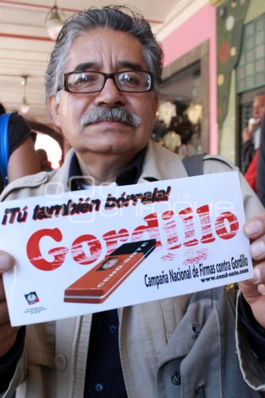 FIRMAS POR EL DESCONOCIMIENTO DE GORDILLO