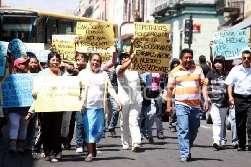 MANIFESTACIÓN ACATZINGO. CONGRESO