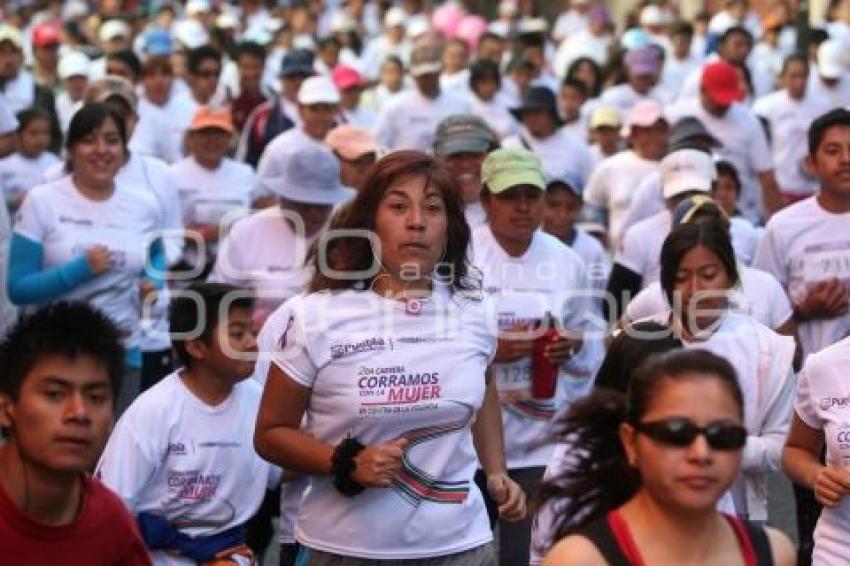 CARRERA CORRAMOS CON LA MUJER