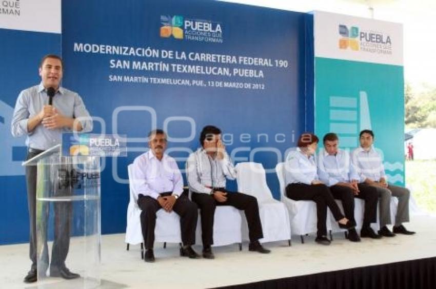 MORENO VALLE INAUGURÓ CARRETERA SAN MARTÍN