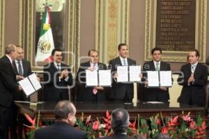 FIRMA DE COLABORACIÓN FESTEJOS DE LA BATALLA DE PUEBLA