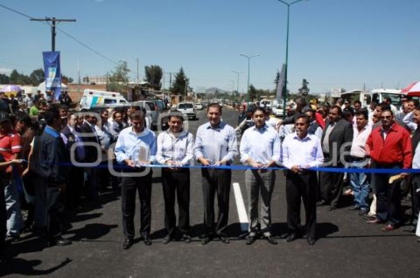 MORENO VALLE INAUGURÓ CARRETERA SAN MARTÍN