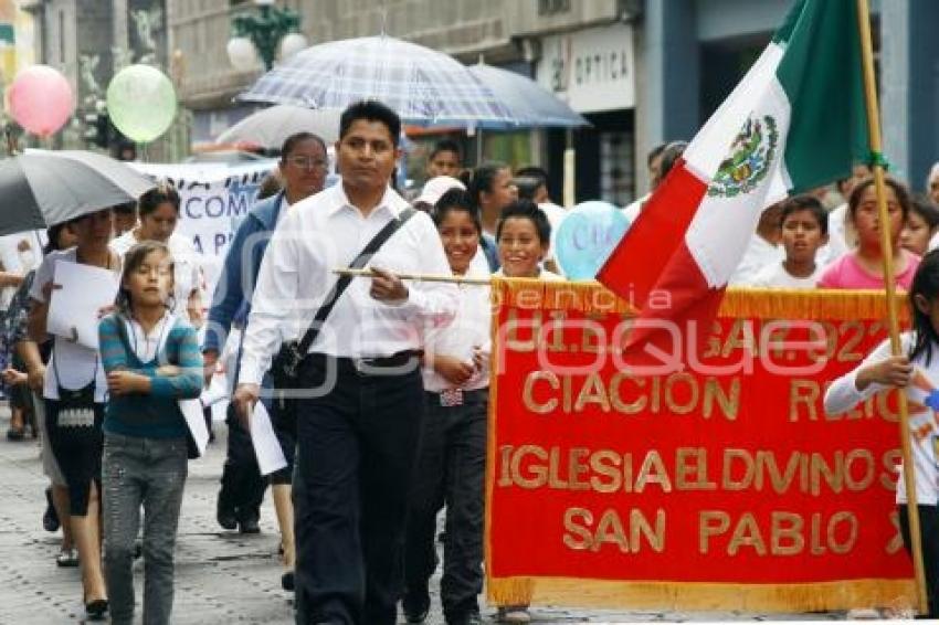 EVANGÉLICOS FESTEJAN NATALICIO BENITO JUÁREZ