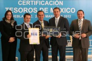CERTIFICACIÓN "TESOROS DE MÉXICO"