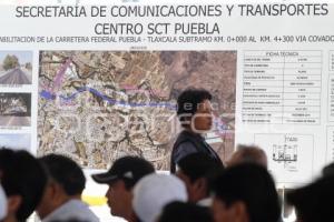 INAUGURAN TRAMO CARRETERA FEDERAL PUEBLA TLAXCALA