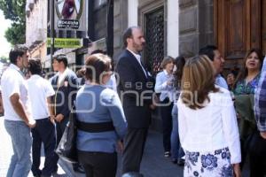 EVACUACIÓN EDIFICIOS TRAS SISMO