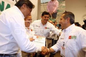 PROTESTA COORDINACIÓN ESTATAL DE LA CAMPAÑA DE EPN EN PUEBLA