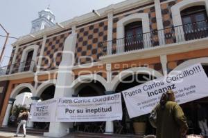 MANIFESTACIÓN . PRESIDENCIA IZÚCAR