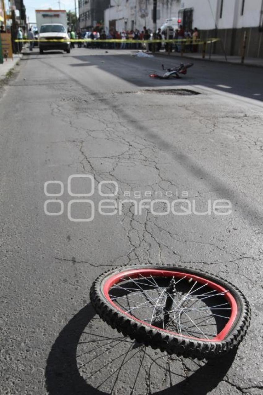 ATROPELLAN MENOR EN 9 NORTE Y 36 PONIENTE