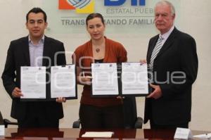 FIRMAN CONVENIO DIF Y UNA NUEVA ESPERANZA