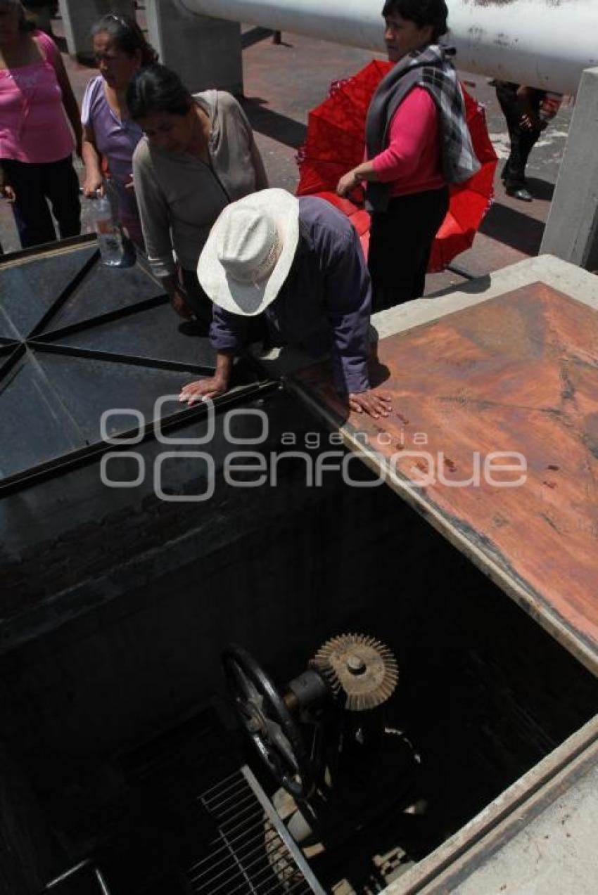 CIERRAN LLAVES DE AGUA EN ACUEXCOMAC