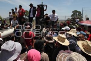 CIERRAN LLAVES DE AGUA EN ACUEXCOMAC