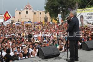 ANDRÉS MANUEL LÓPEZ OBRADOR EN CHOLULA