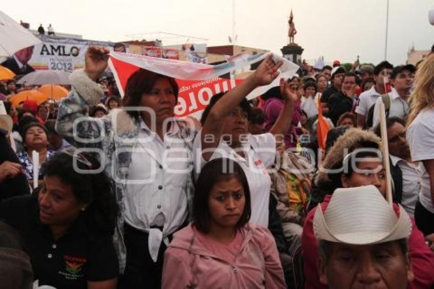 ANDRÉS MANUEL LÓPEZ OBRADOR EN CHOLULA