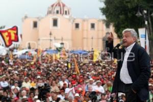 ANDRES MANUEL LÓPEZ OBRADOR EN CHOLULA