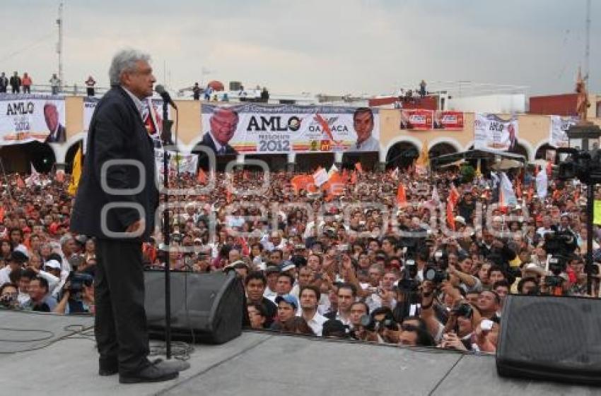 ANDRÉS MANUEL LÓPEZ OBRADOR EN CHOLULA