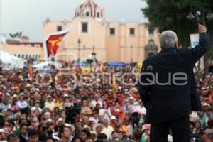 ANDRÉS MANUEL LÓPEZ OBRADOR EN CHOLULA