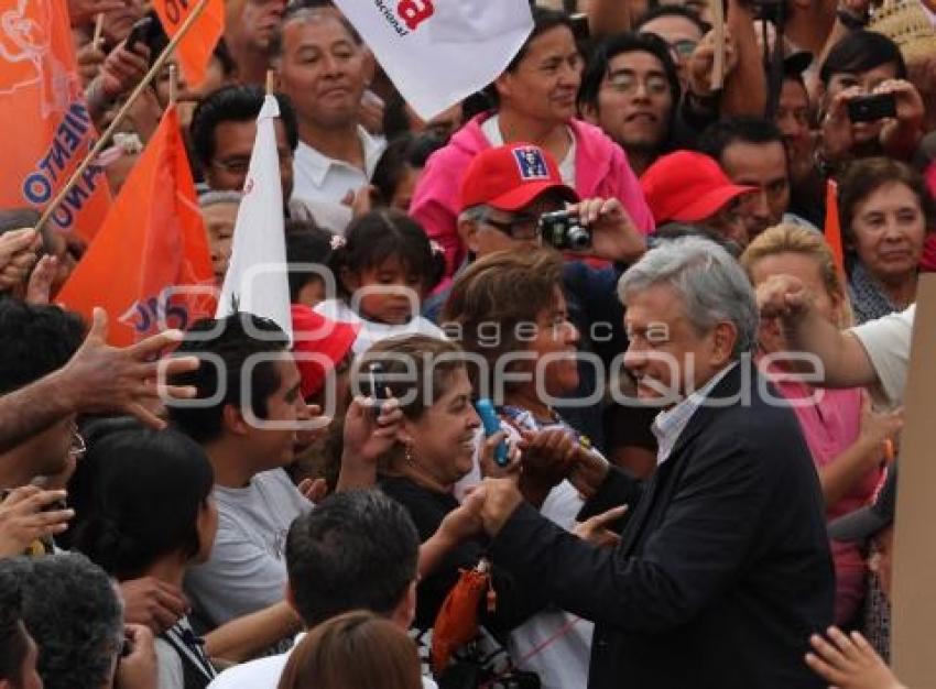 ANDRÉS MANUEL LÓPEZ OBRADOR EN CHOLULA