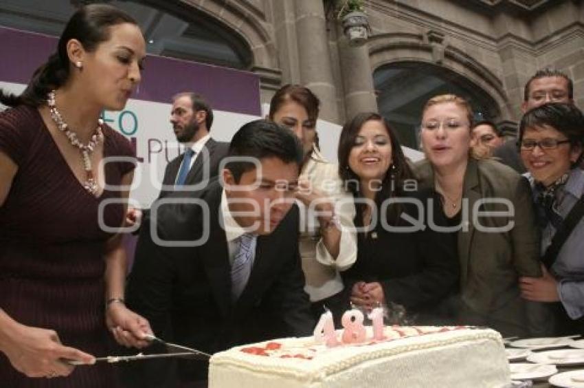 PASTEL DE LOS 481 AÑOS DE LA CIUDAD