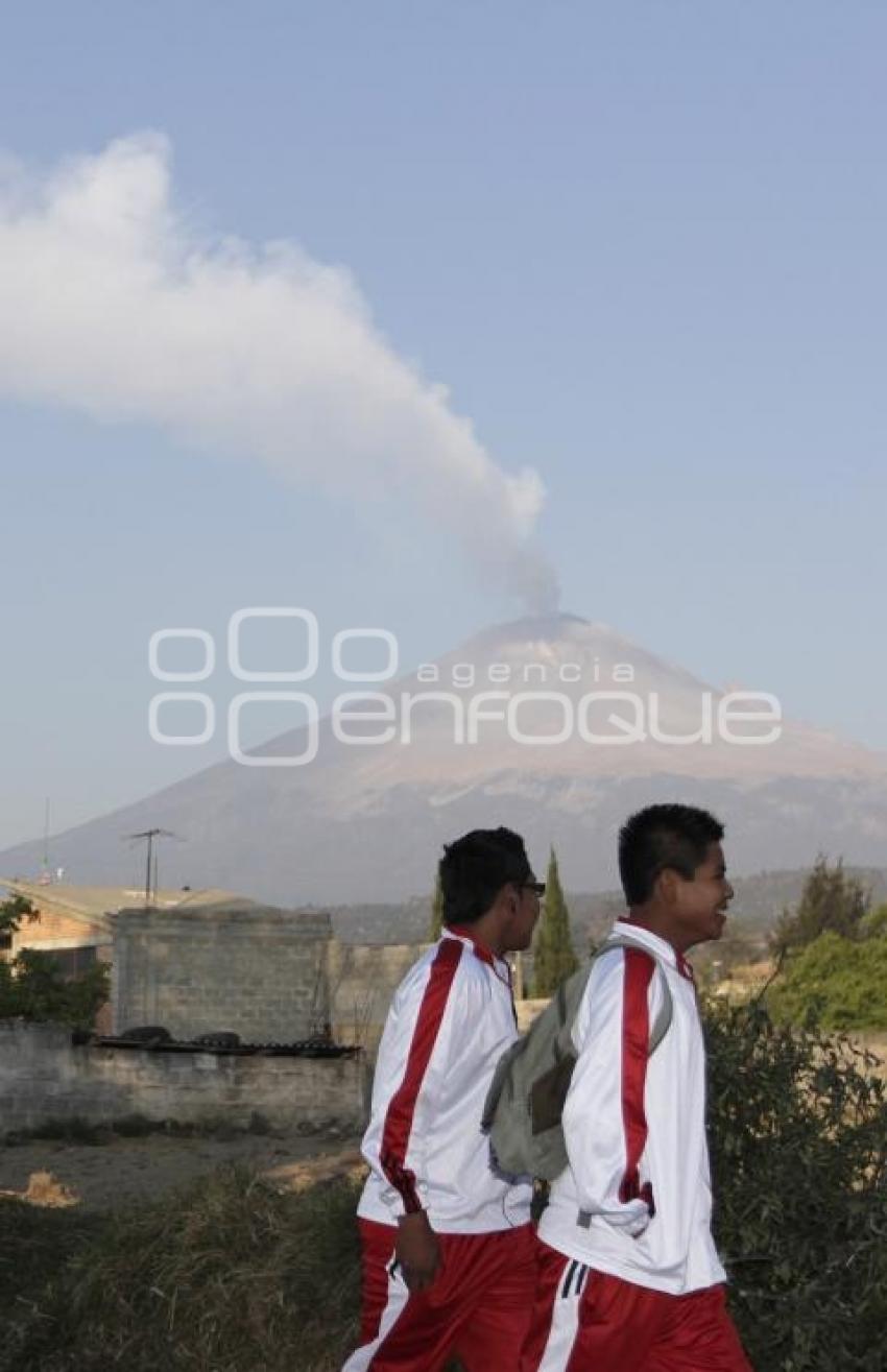 CONTINGENCIA . VOLCÁN POPOCATÉPETL