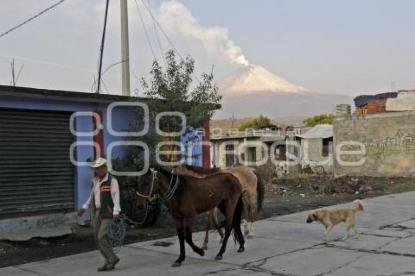 CONTINGENCIA . VOLCÁN POPOCATÉPETL