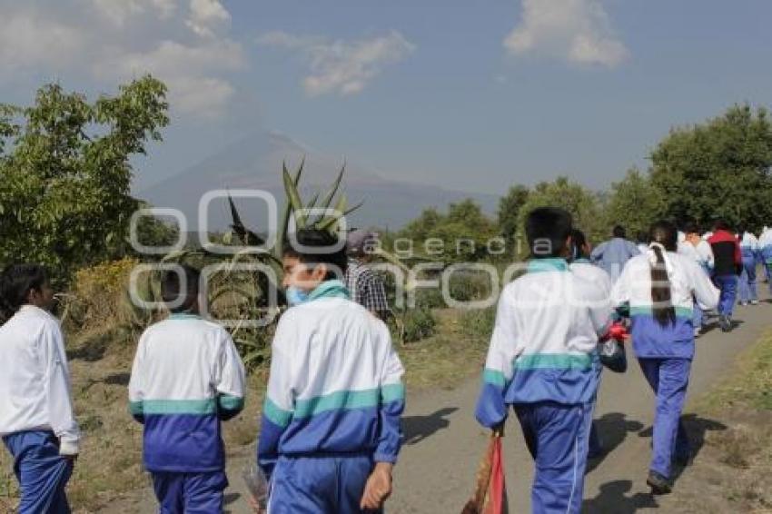 SIMULACRO EVACUACIÓN . VOLCÁN