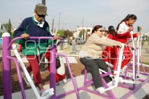 INAUGURAN GIMNASIO MPAL EN COL. SNTE