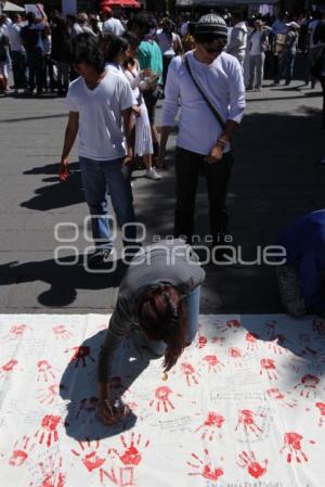 MANIFESTACIÓN CONTRA LA TAUROMÁQUIA