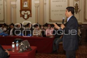 EDUARDO RIVERA SE REÚNE CON EMPRESARIOS