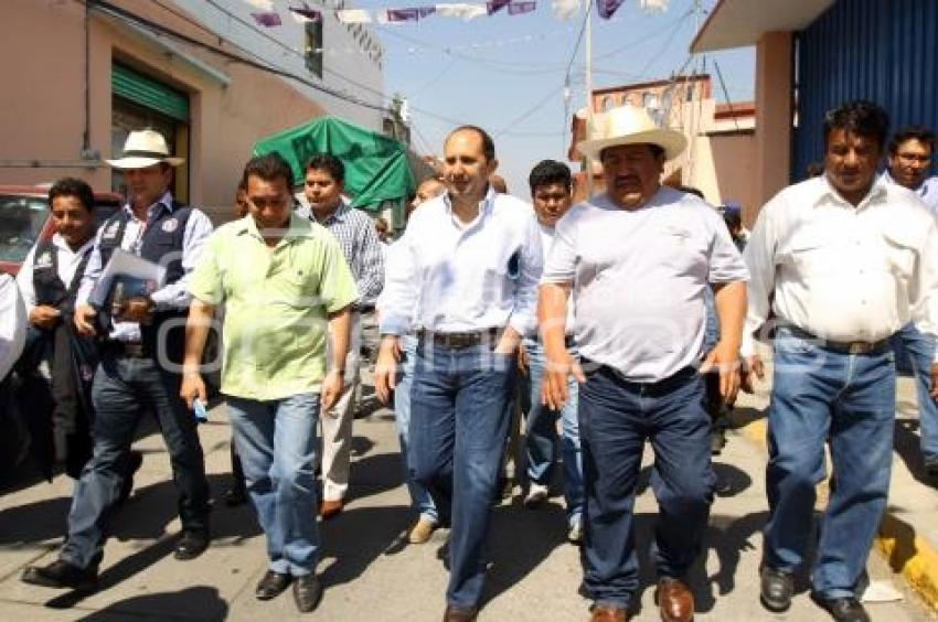 MANZANILLA VISITA SAN NICOLÁS DE LOS RANCHOS