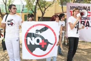 MANIFESTACIÓN CONTRA LA CORRIDAS DE TOROS