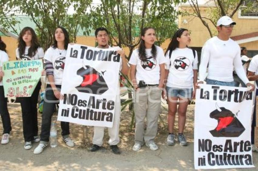 MANIFESTACIÓN CONTRA LAS CORRIDAS DE TOROS