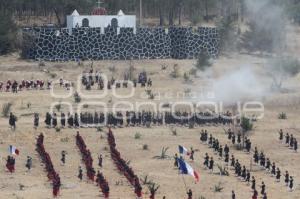 ENSAYO REPRESENTACIÓN BATALLA 5 DE MAYO . XXV ZONA MILITAR