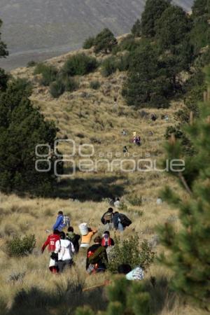 OFRENDA DON GOYO. VOLCÁN POPOCATÉPETL