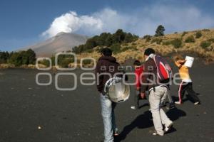 OFRENDA DON GOYO. VOLCÁN POPOCATÉPETL