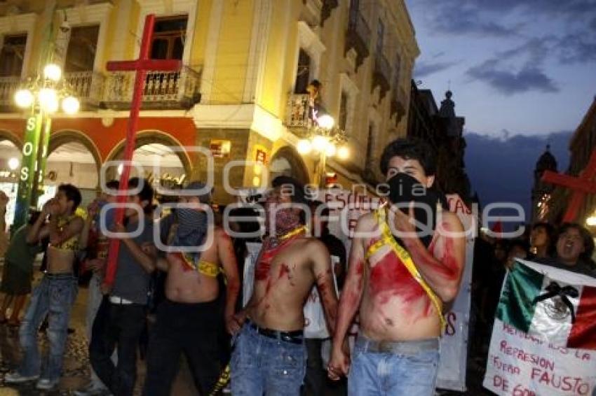 MANIFESTACIÓN ESTUDIANTES