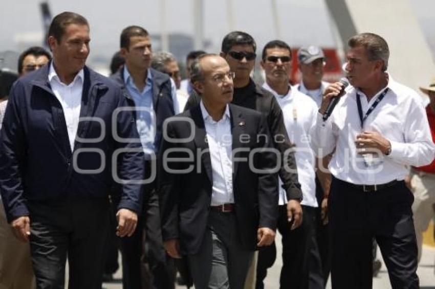 VISITA PRESIDENCIAL . FESTEJOS 5 DE MAYO. VIADUCTO ZARAGOZA