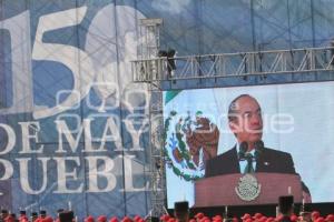 FESTEJOS 5 DE MAYO . CEREMONIA OFICIAL