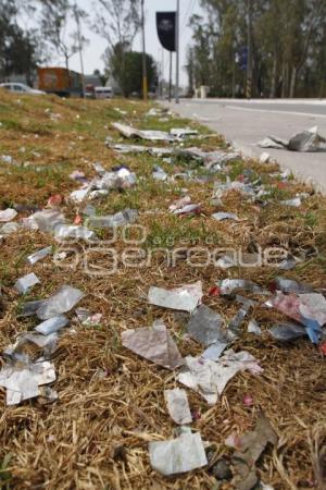 BASURA EN LA ZONA DE LOS FUERTES