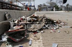 BASURA EN LA ZONA DE LOS FUERTES